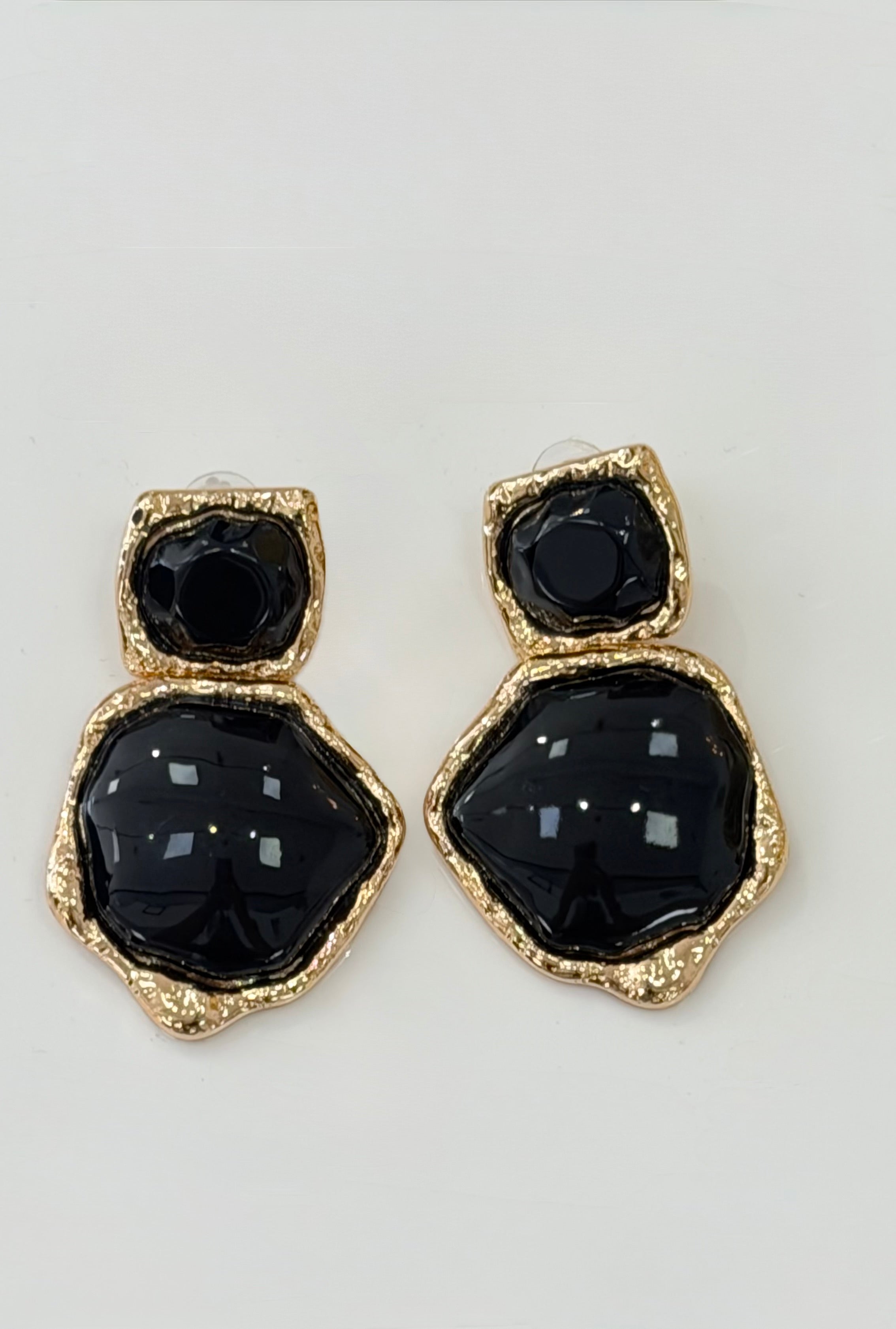 " Black Glamour " Earrings
