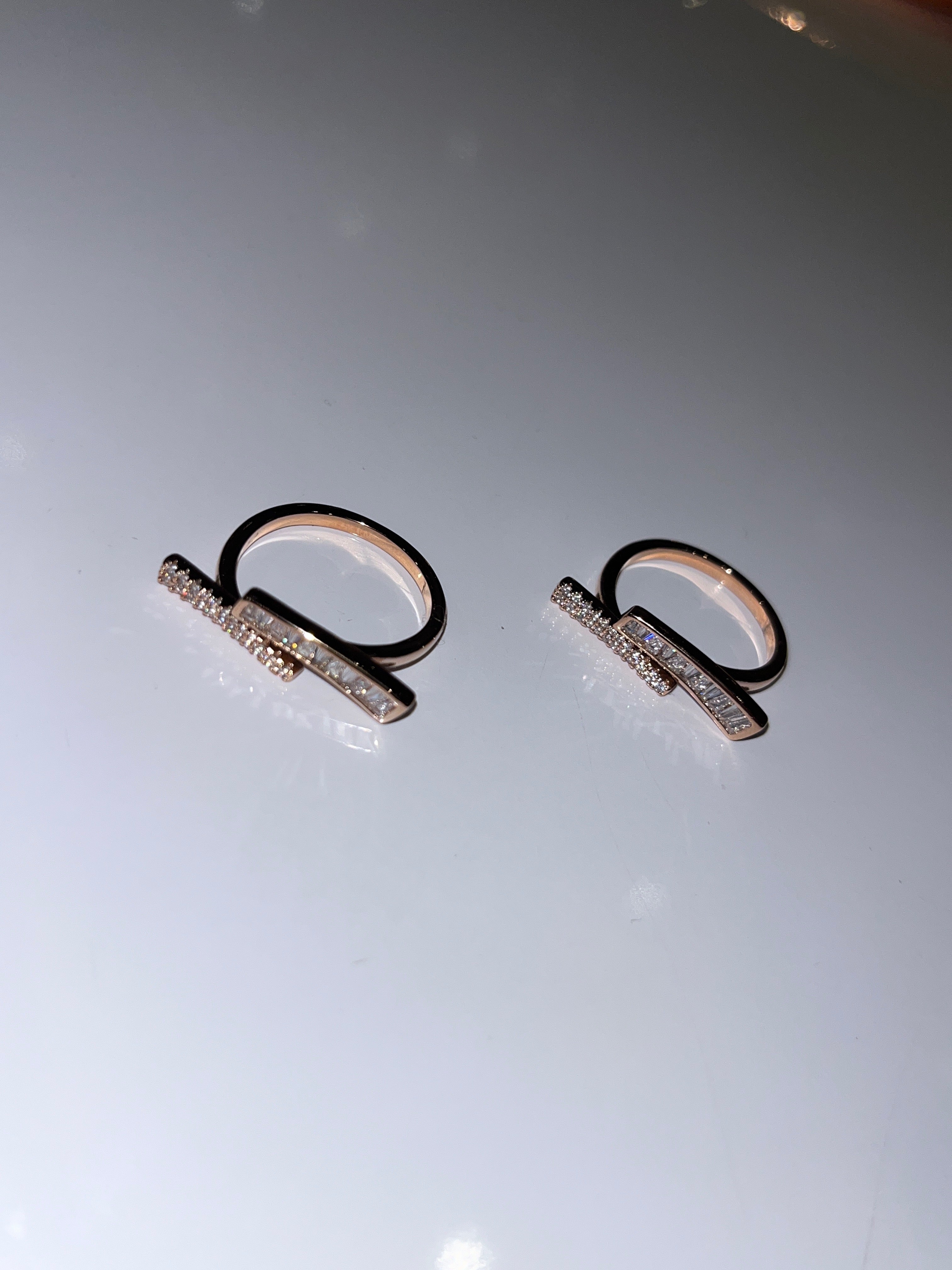 'Golden Rose' rings