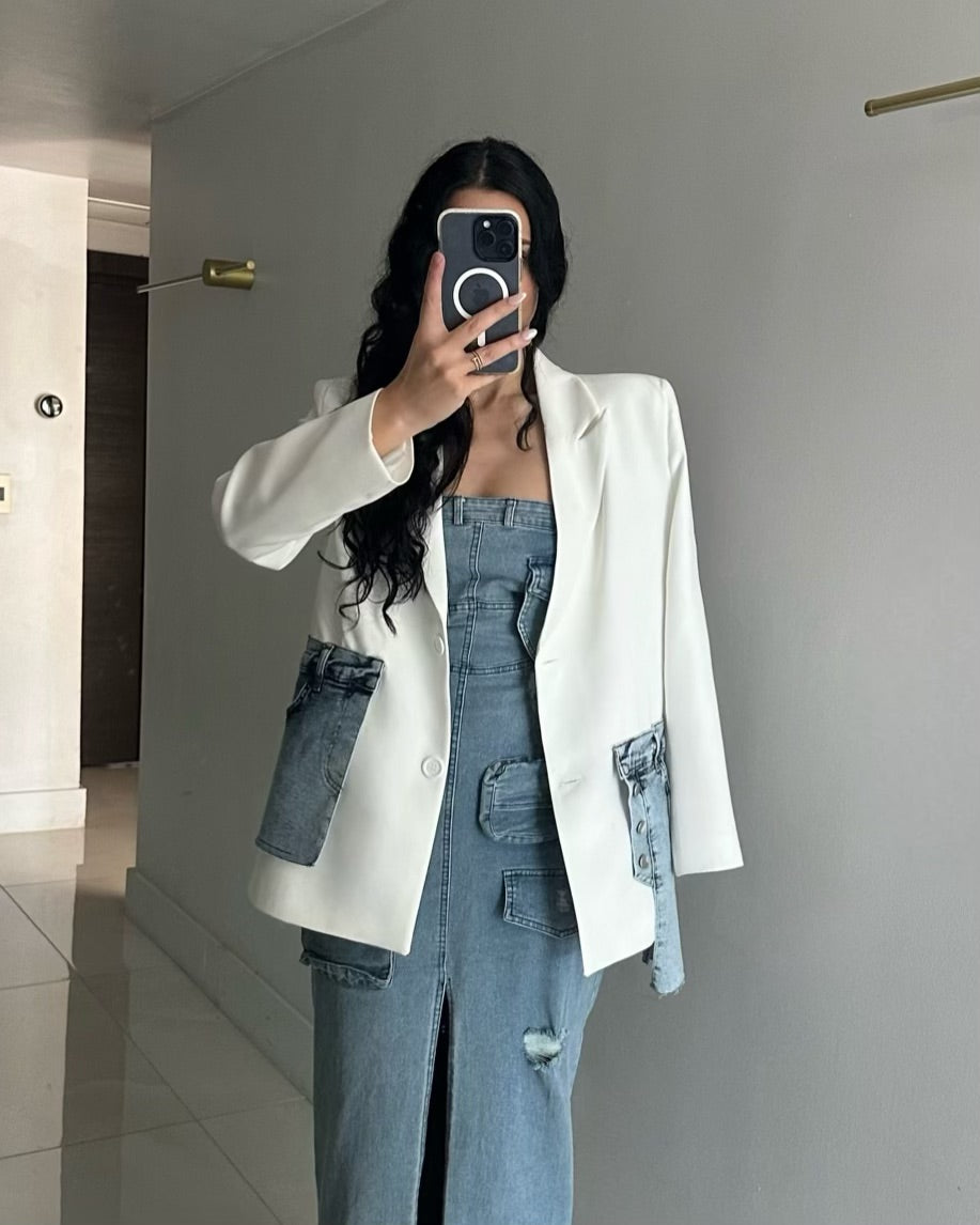 'Riley' Denim Blazer