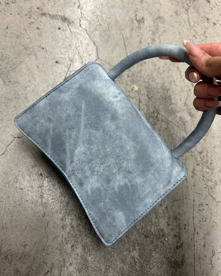 'Rose denim' handbag