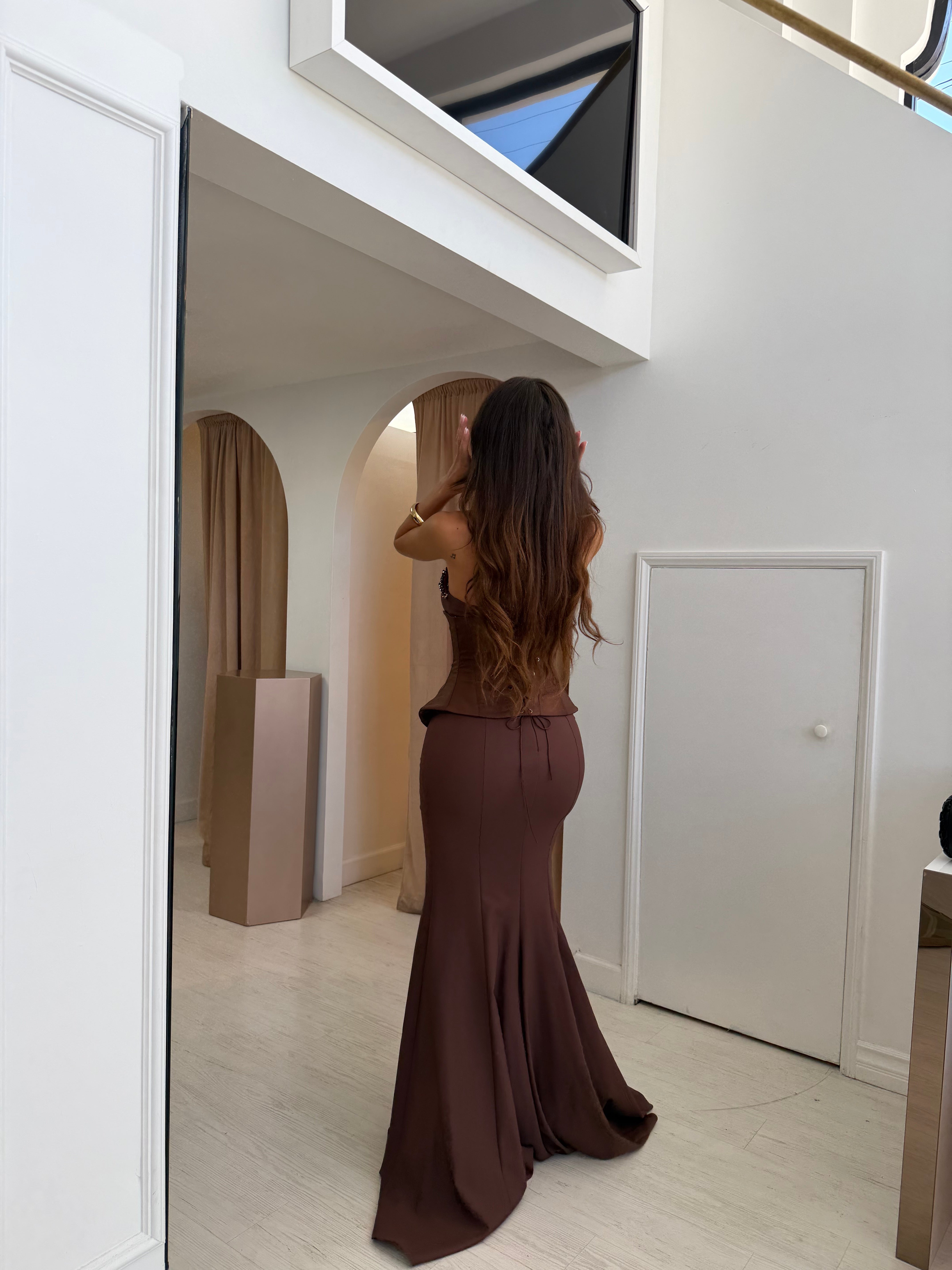 " Brown Belle " Gown