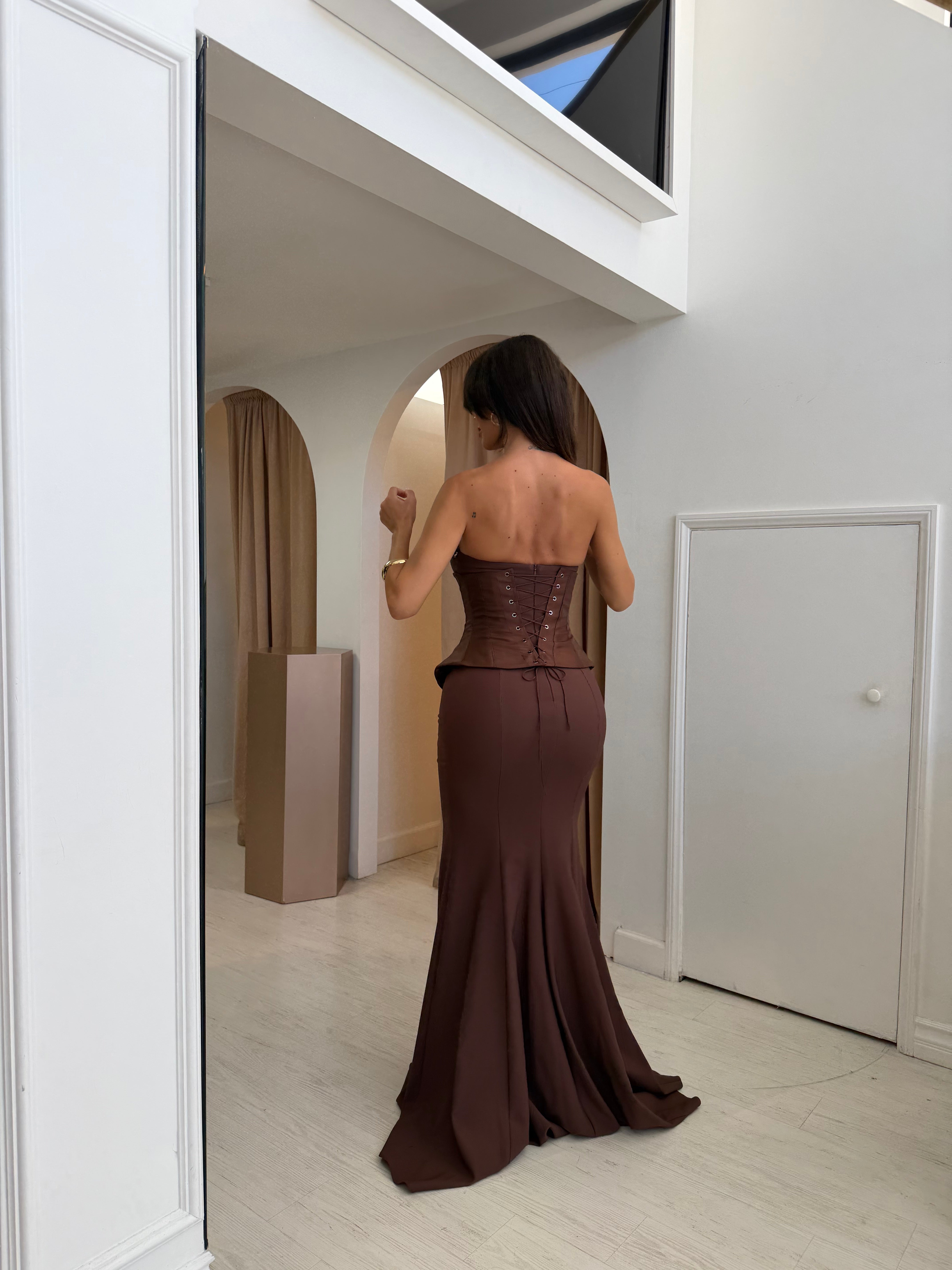 " Brown Belle " Gown
