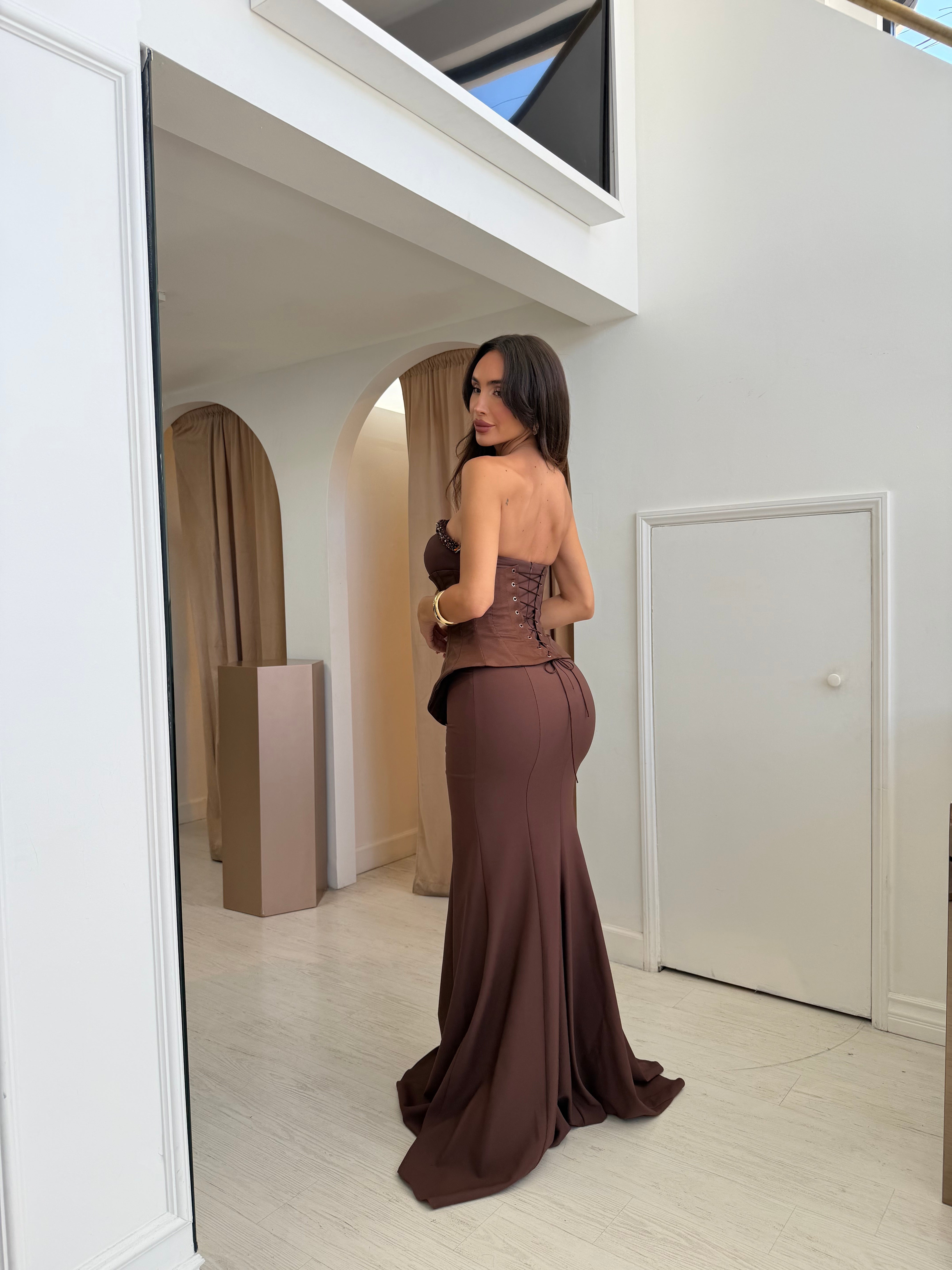 " Brown Belle " Gown