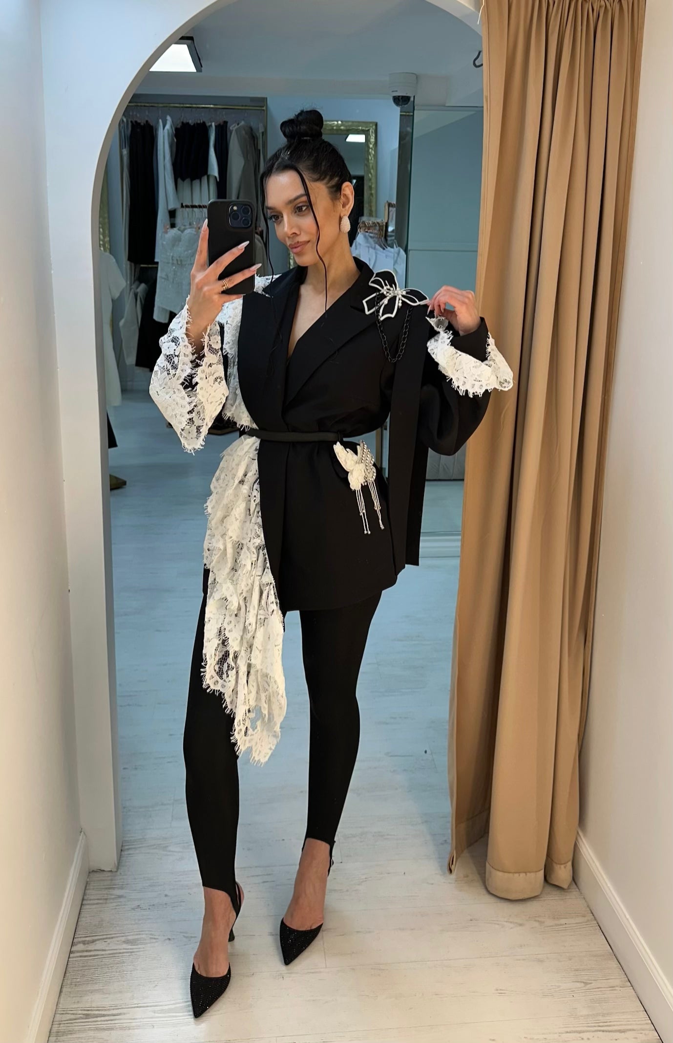 “Distinct” oversized blazer