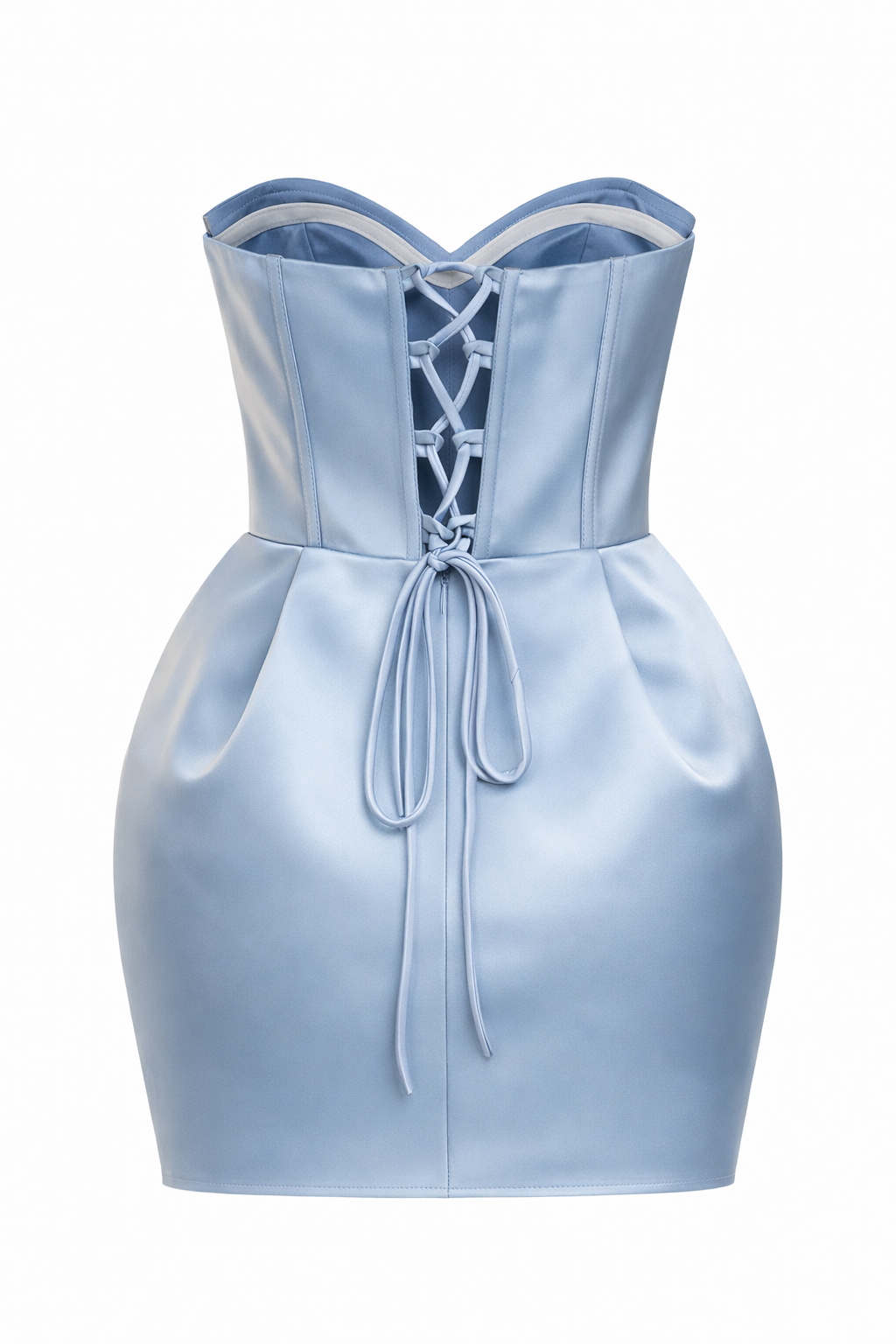 “Kailene ” corset dress in blue