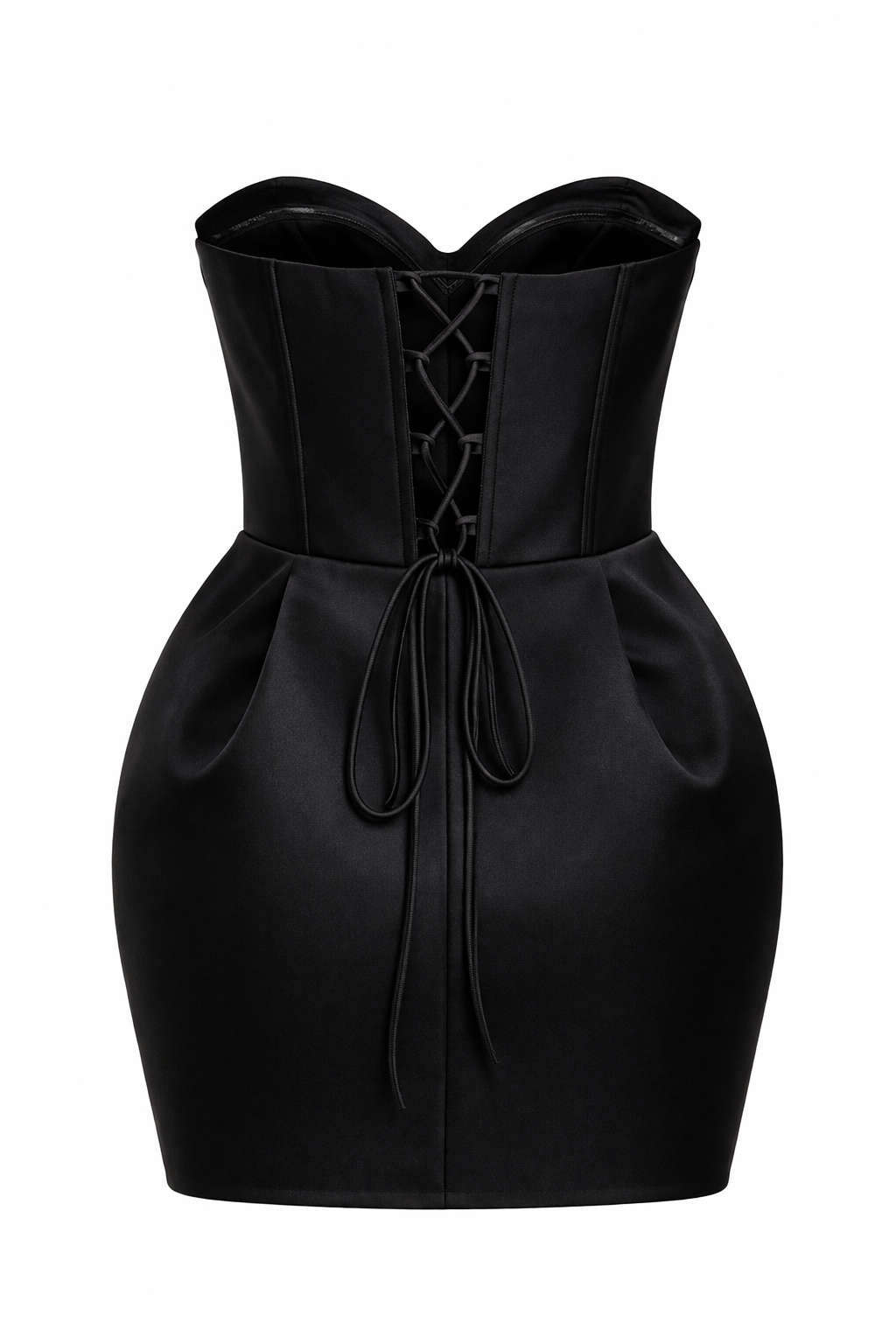 “Kailene ” corset dress in black