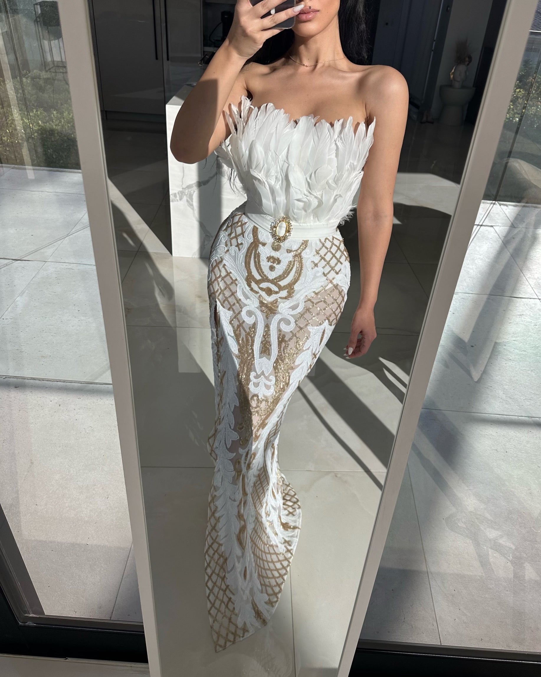 ‘WHITE GOLD’ dress