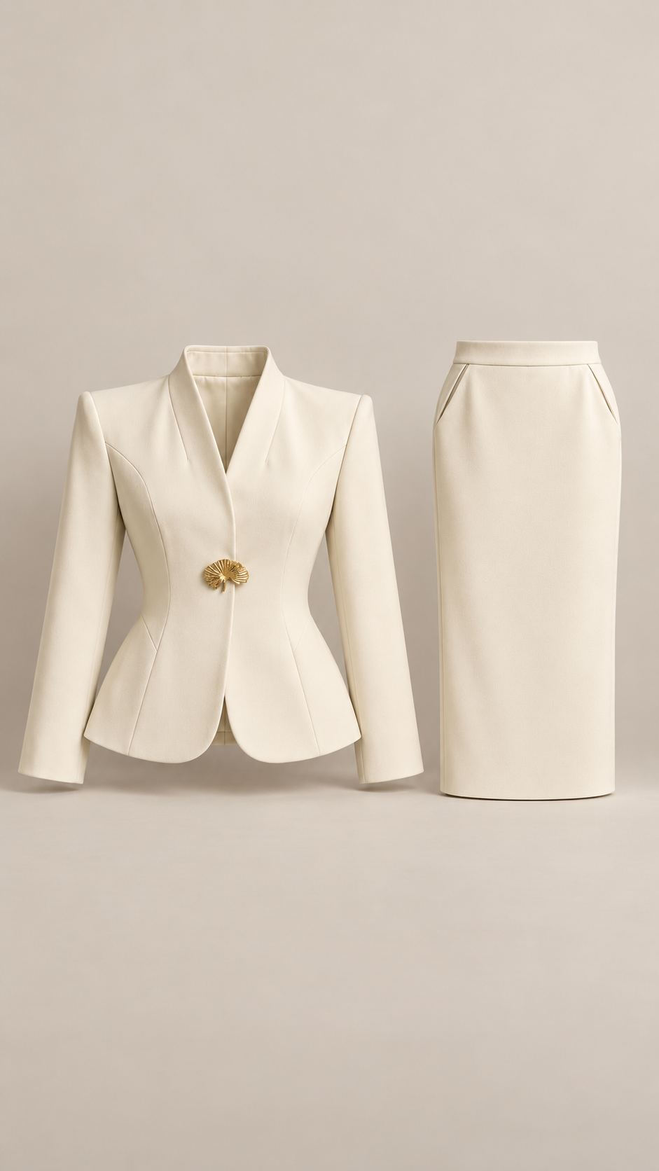 “Missy” blazer and skirt set