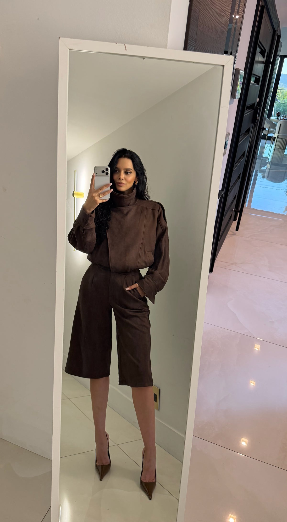 “Kendance” suede jacket