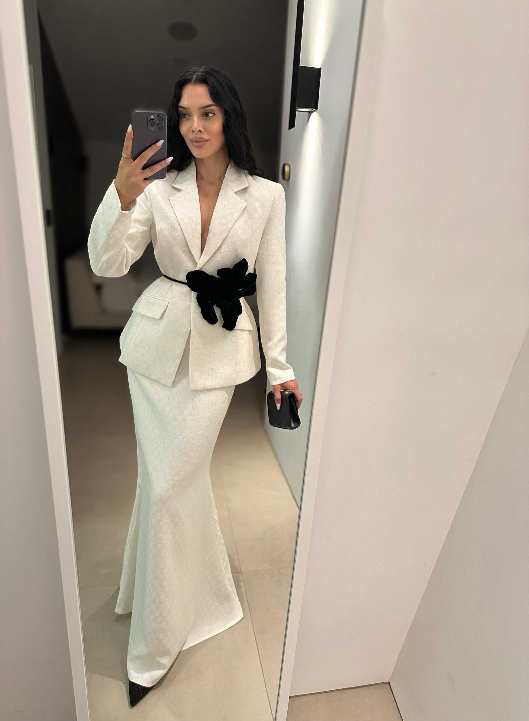 ‘GIOVANNA' blazer and skirt set