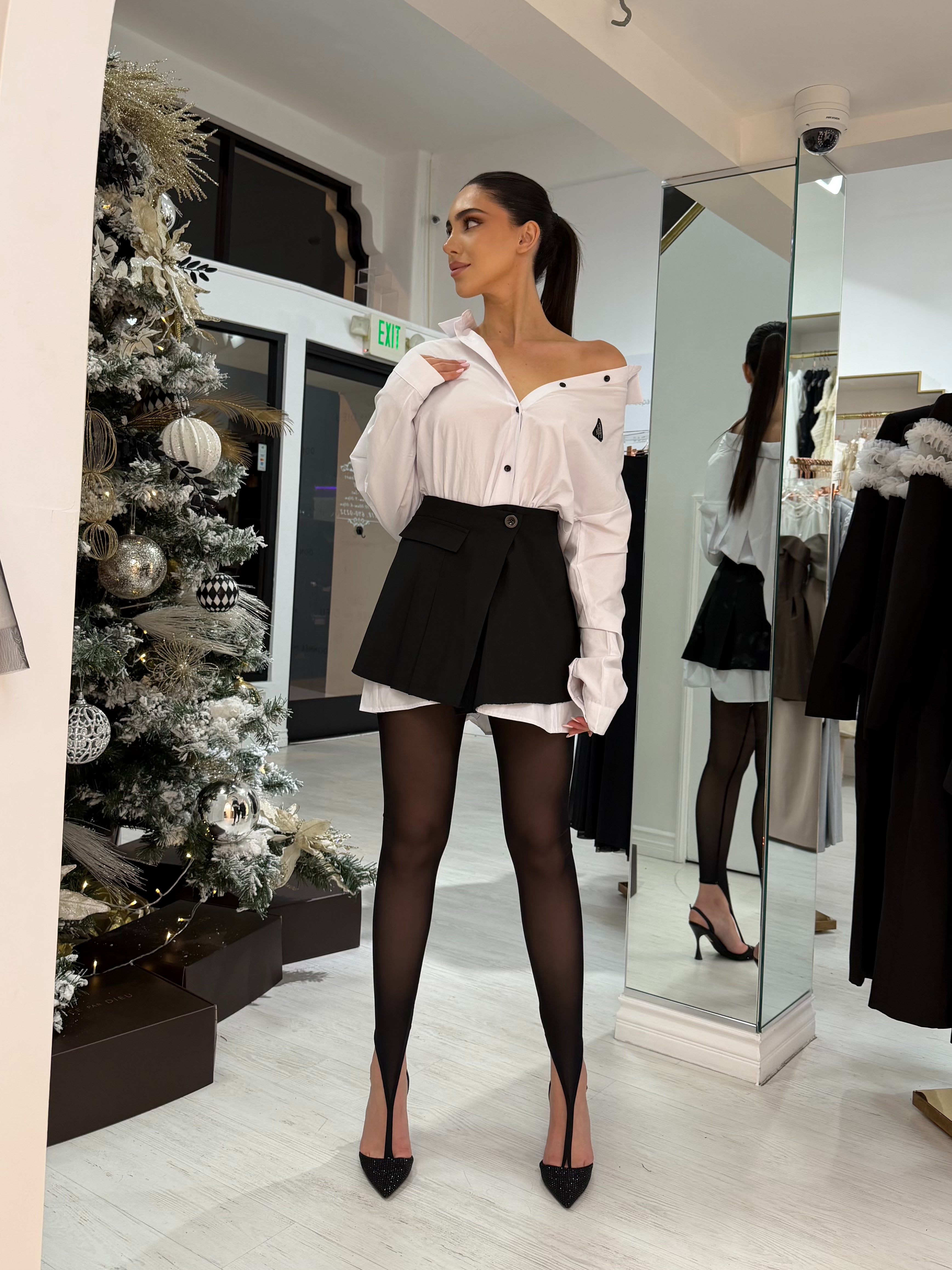 “Cher” shirt and skirt set