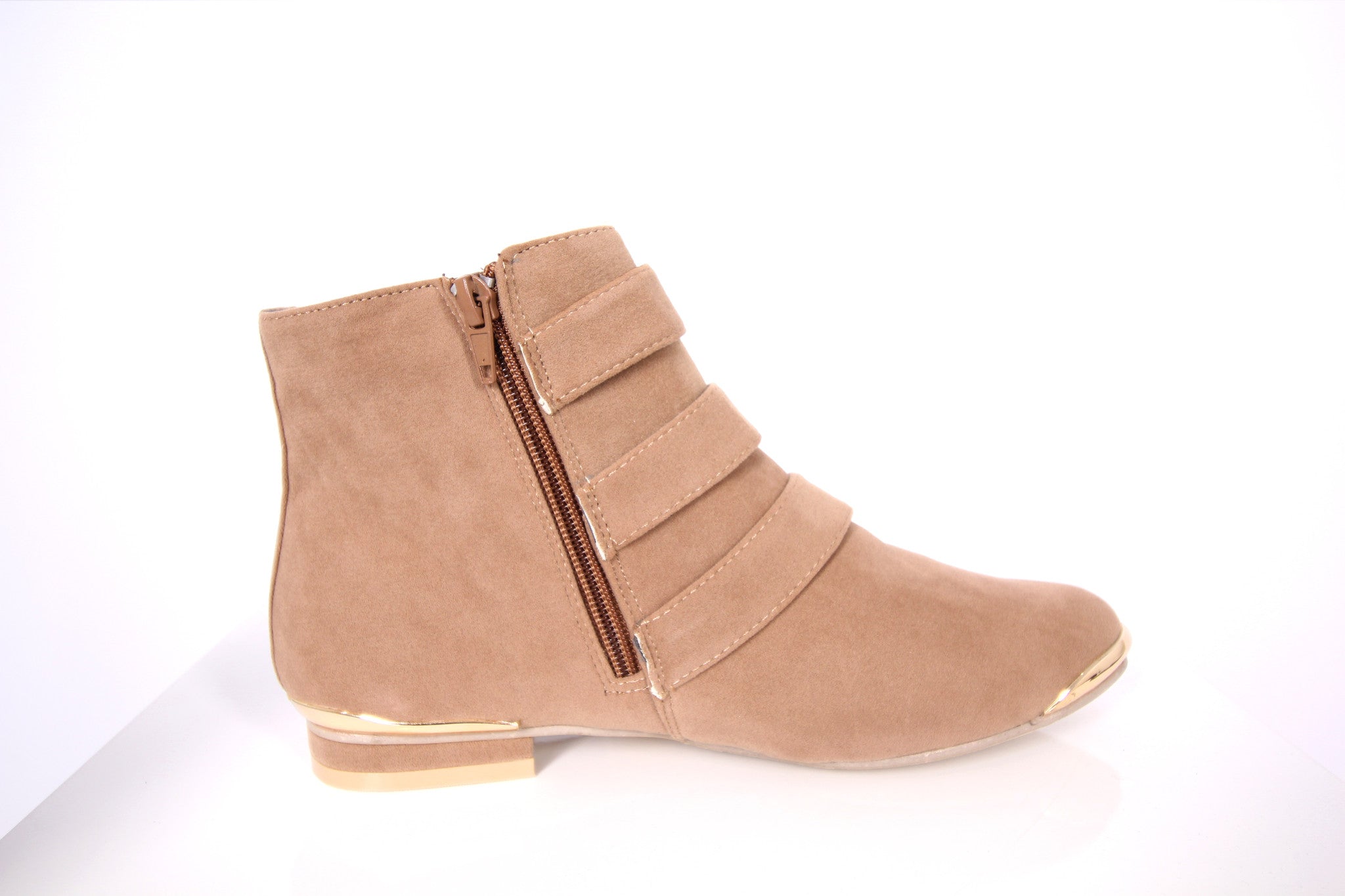 Suede Beige Ankle Boots - Donnée Par Dieu Studio Boutique
- 3