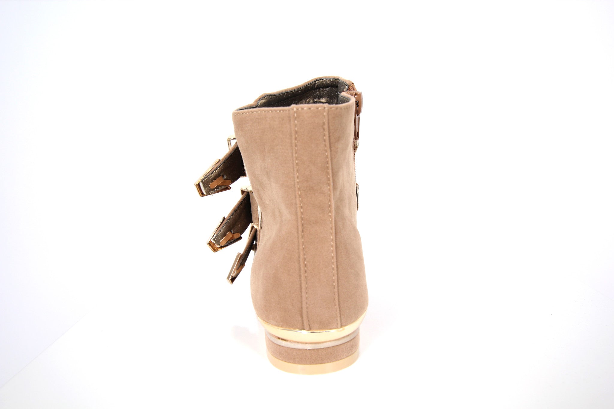 Suede Beige Ankle Boots - Donnée Par Dieu Studio Boutique
- 4