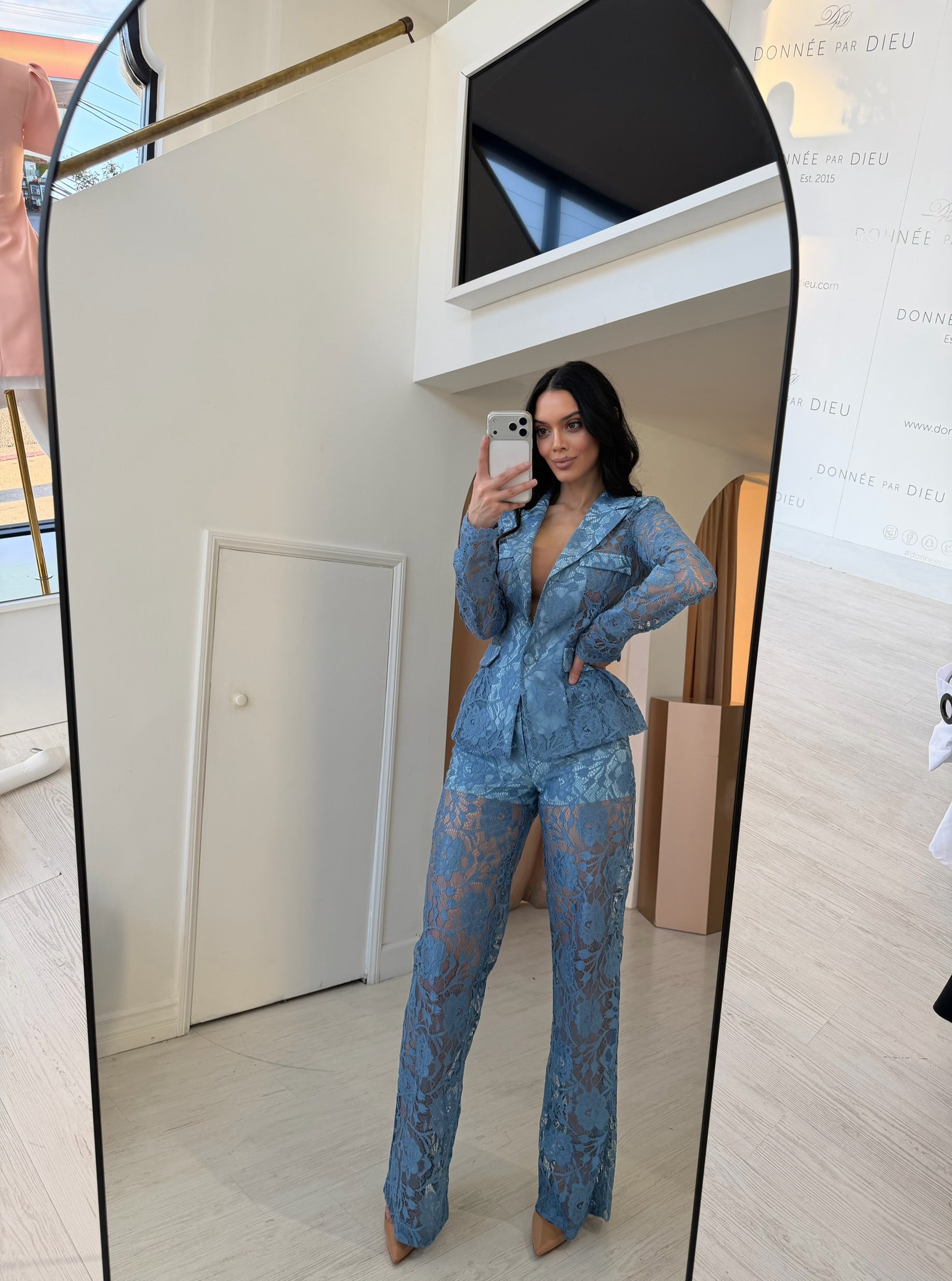 “Azure Grace” lace Set