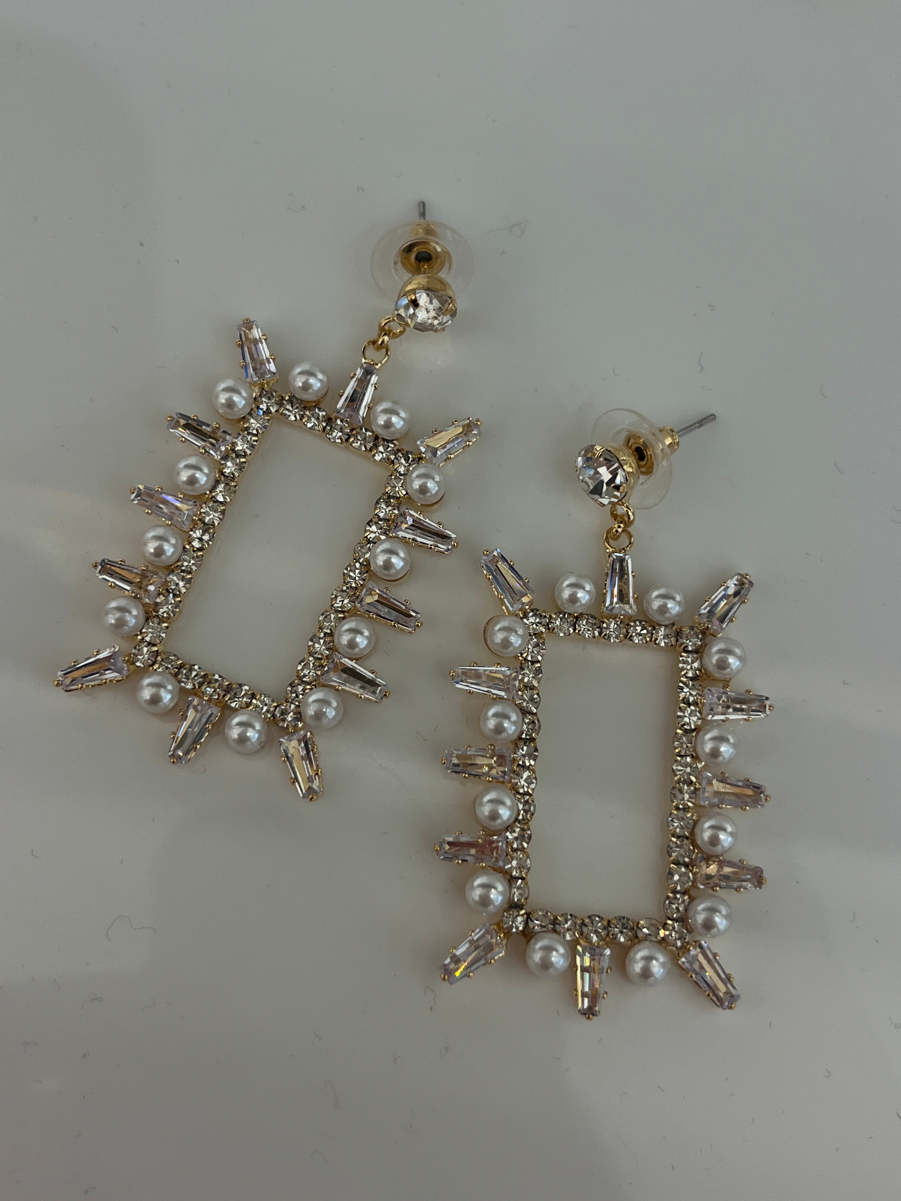 'Pearl' Frame Earings