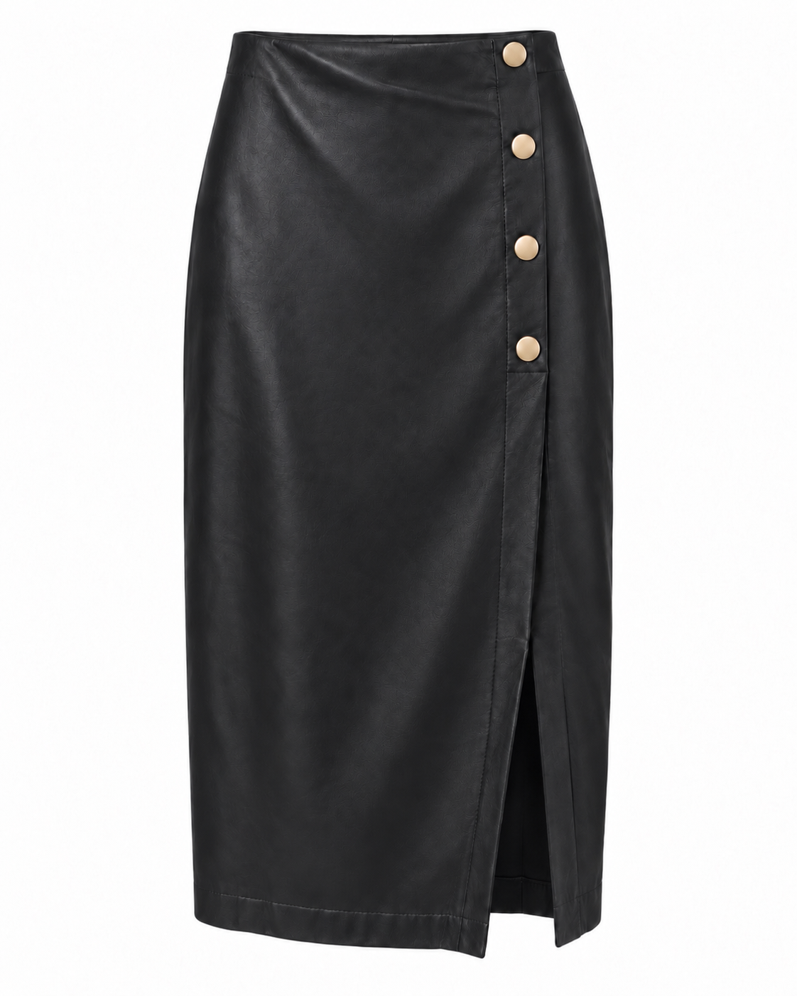 " The Milan Leather Skirt "