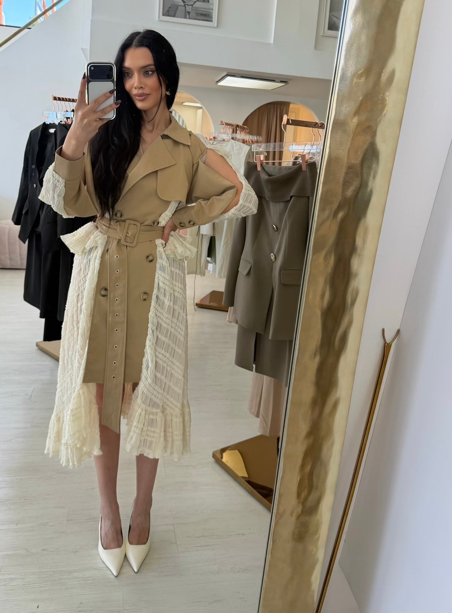 “Gracie” trench coat