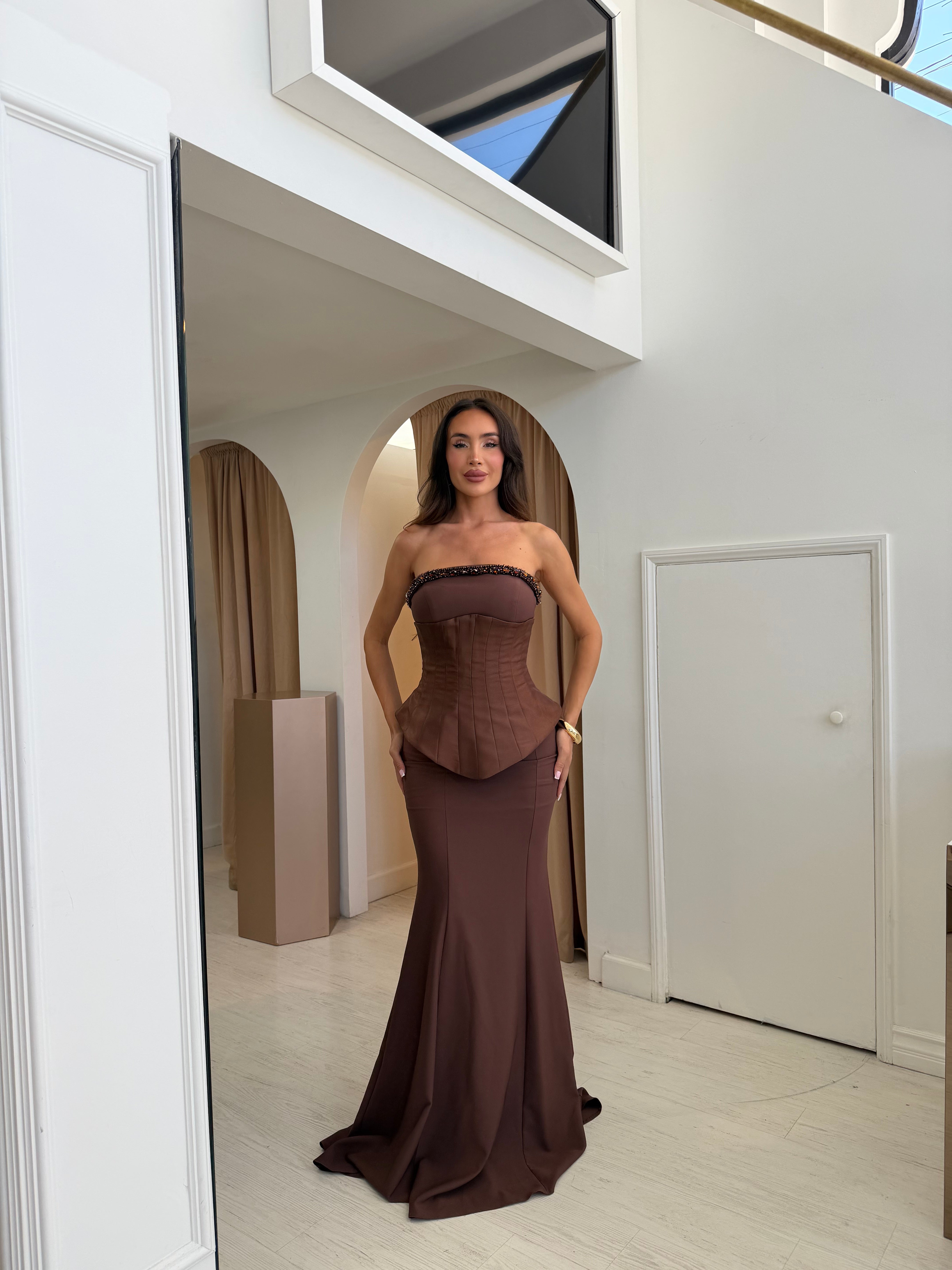 " Brown Belle " Gown