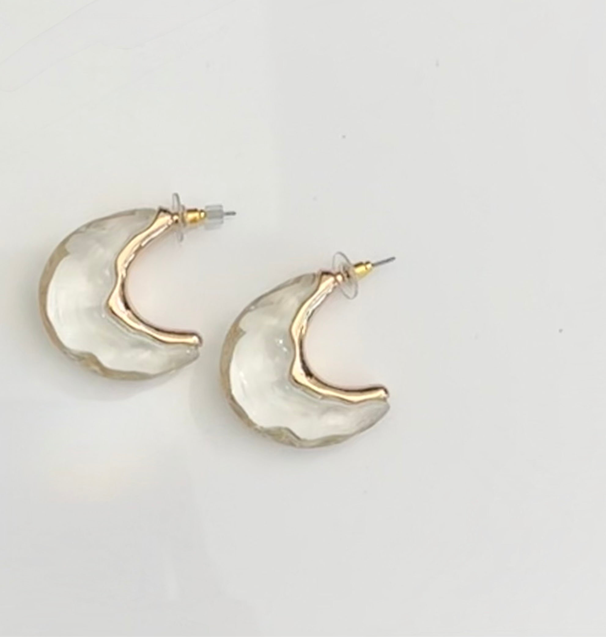 " Moon " Earrings