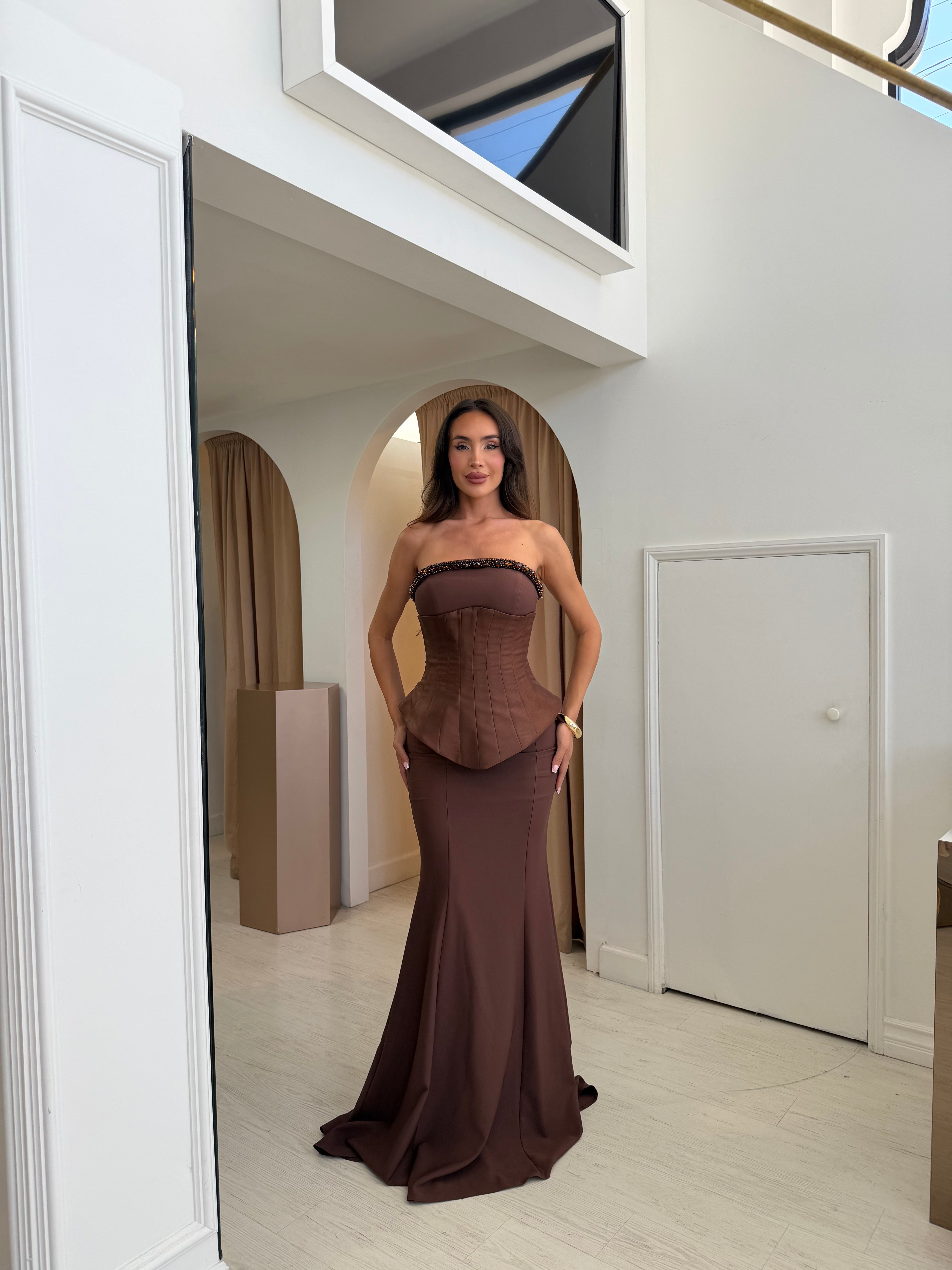 " Brown Belle " Gown