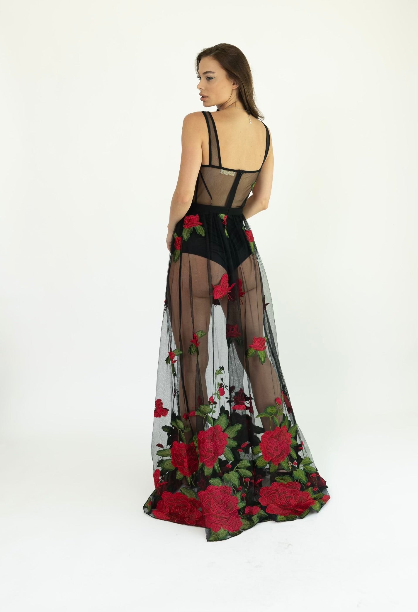 'Vera' Rose cover-up dress