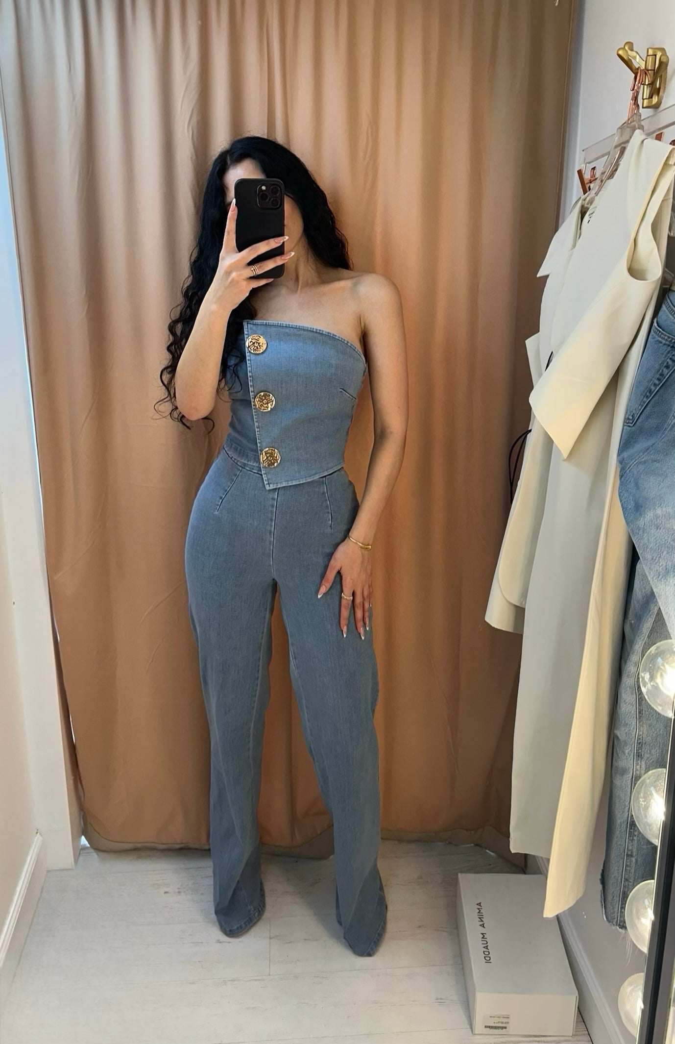 “Kelly” two piece denim set