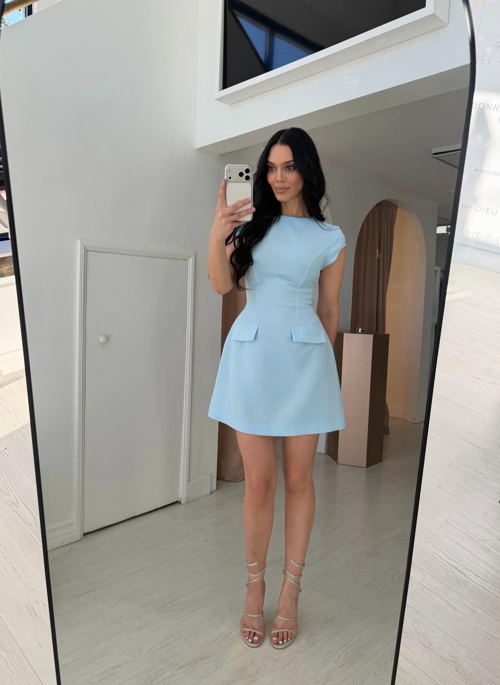 “Stela ”  dress in blue