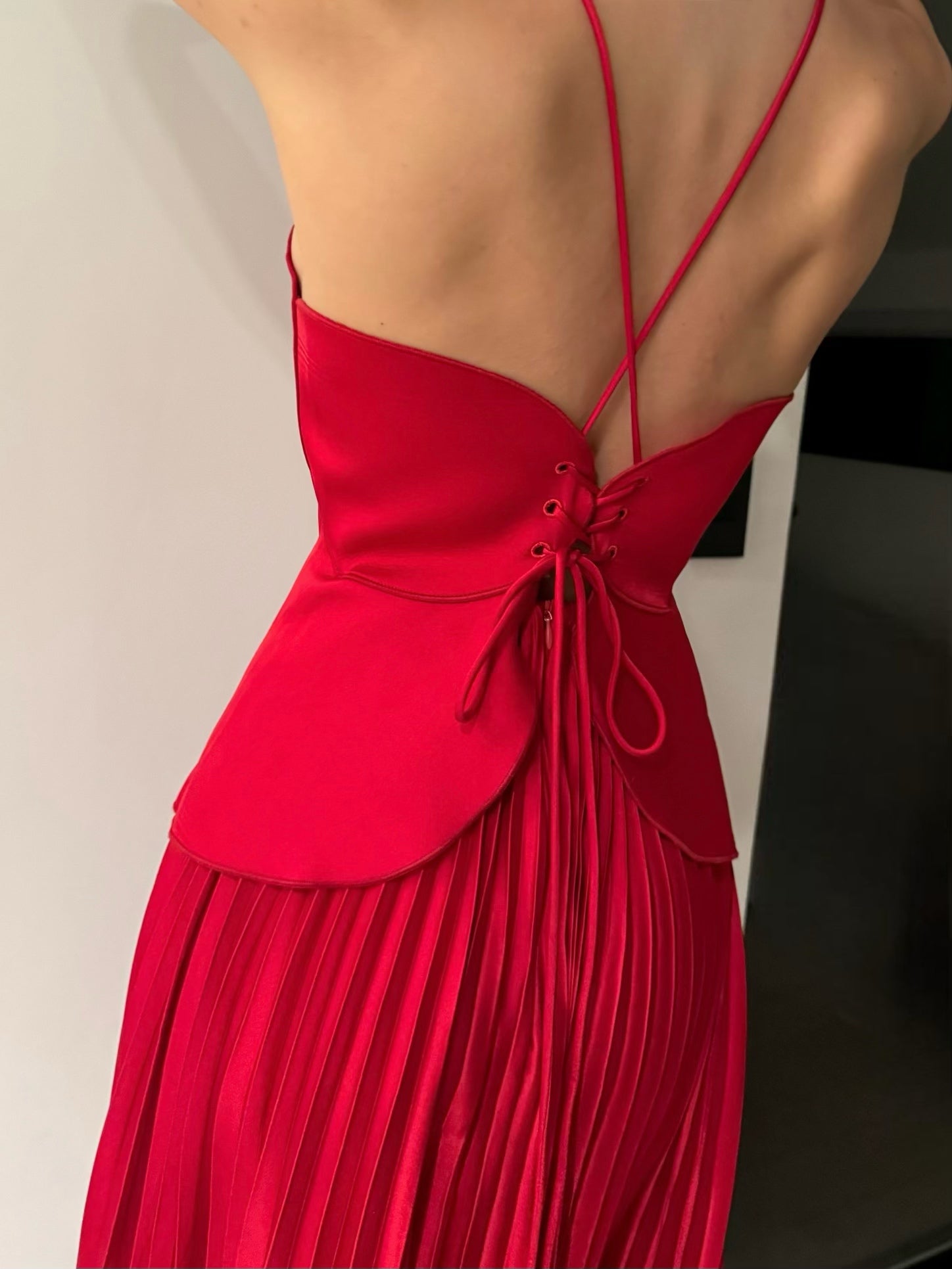 Mira red dress