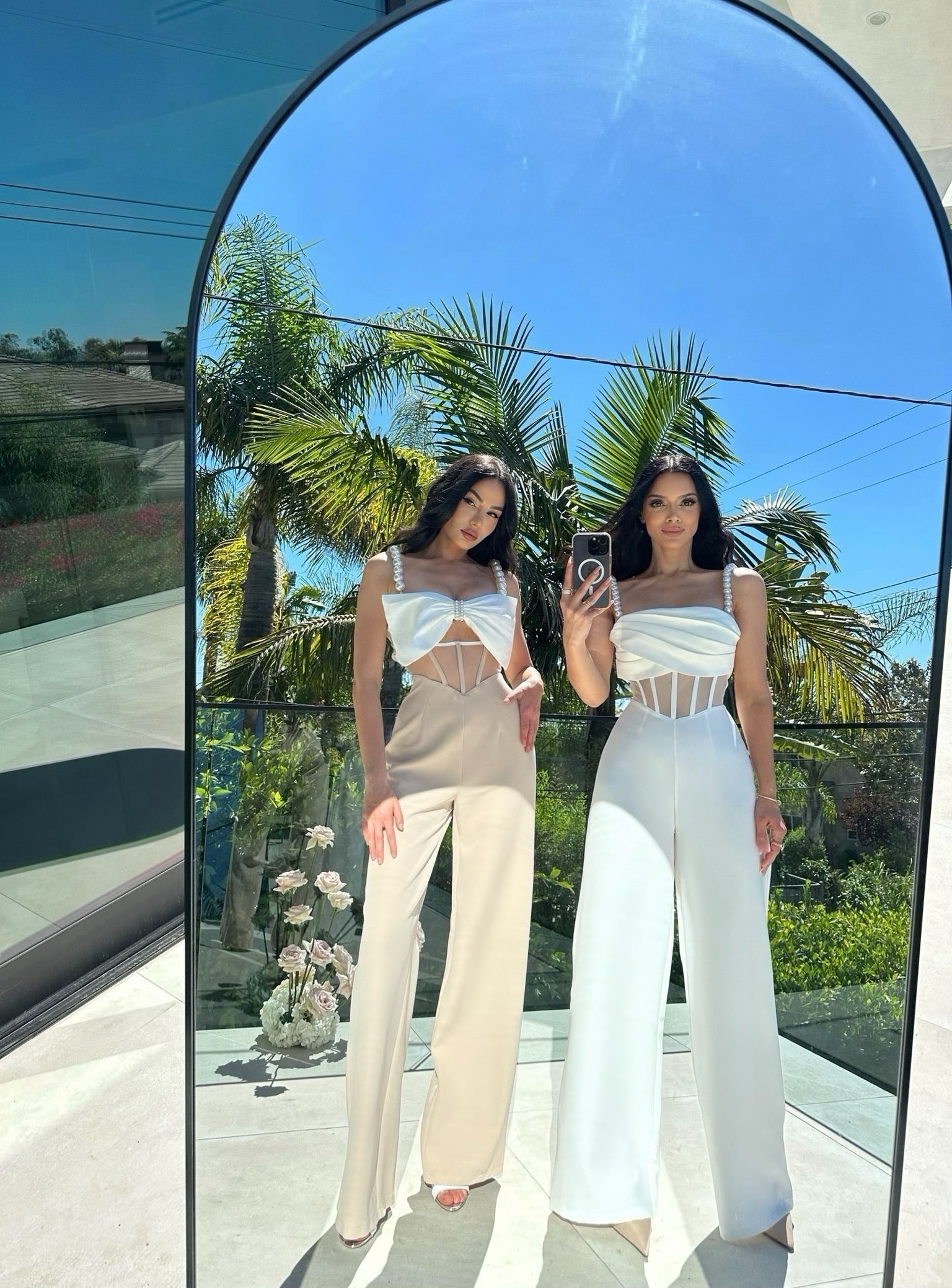 ‘Pearl Bow’ jumpsuit